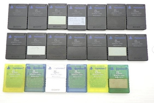 Lot ps2 official memory - ps2,